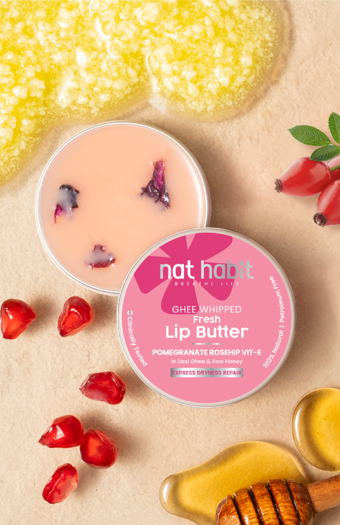 Pomegranate Rosehip Vit-E Lip Butter