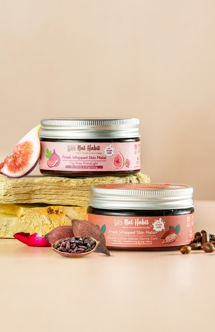 Fig Rose & Double Cocoa Body Malai Combo